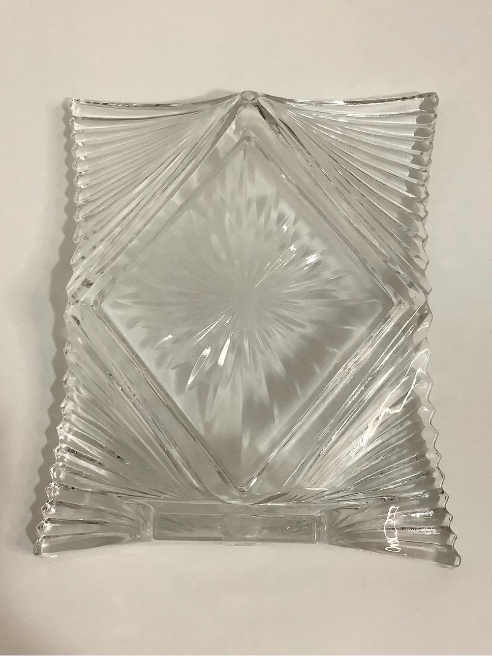 Mikasa Vintage Starlet Clear Crystal Picture Frame, Made in Japan 🇯🇵 - Picture 4 of 9